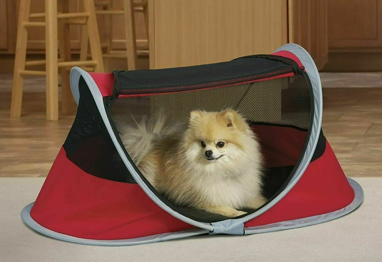 Pop Up Portable Pet Play Pen Mesh Tent G3155