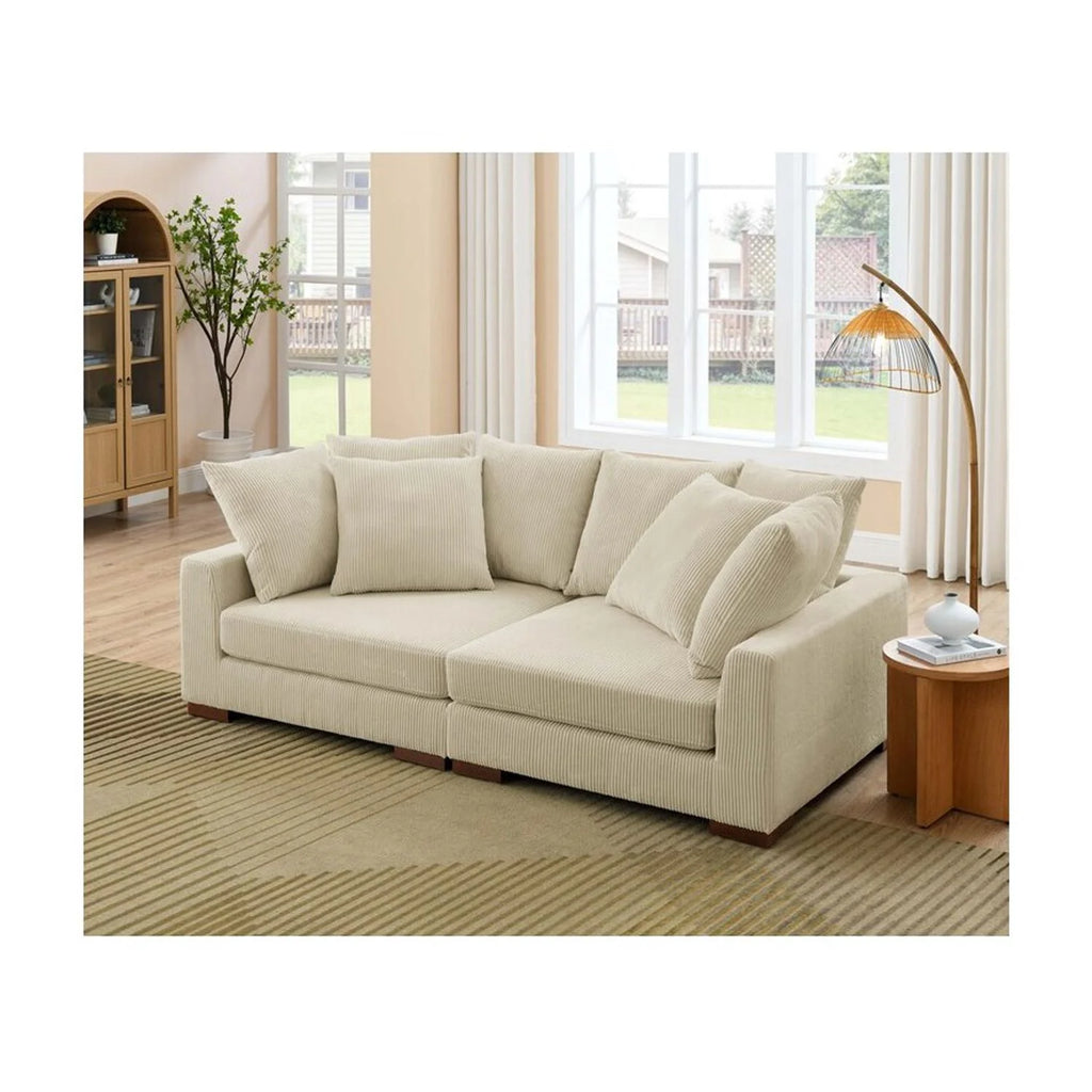 90'' Cordurpy Upholstered Sofa U967