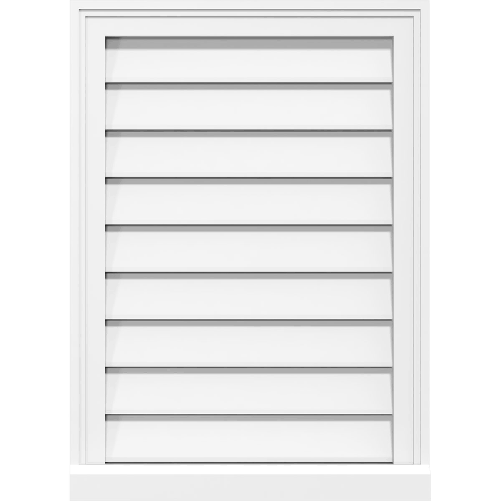 34x22W x 40x22H PVC Gable Vent Z628