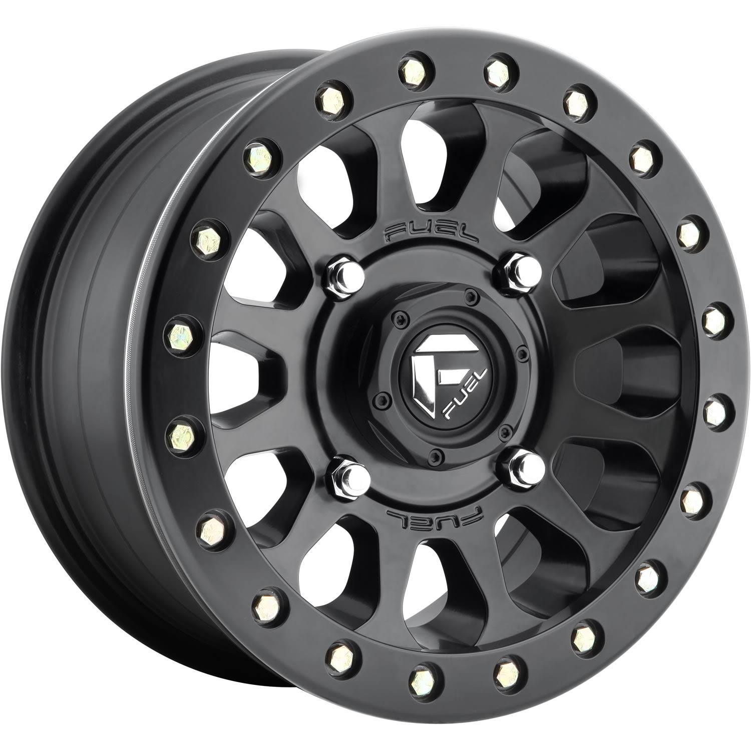 Matte Black 14x7 Beadlock Wheel W620