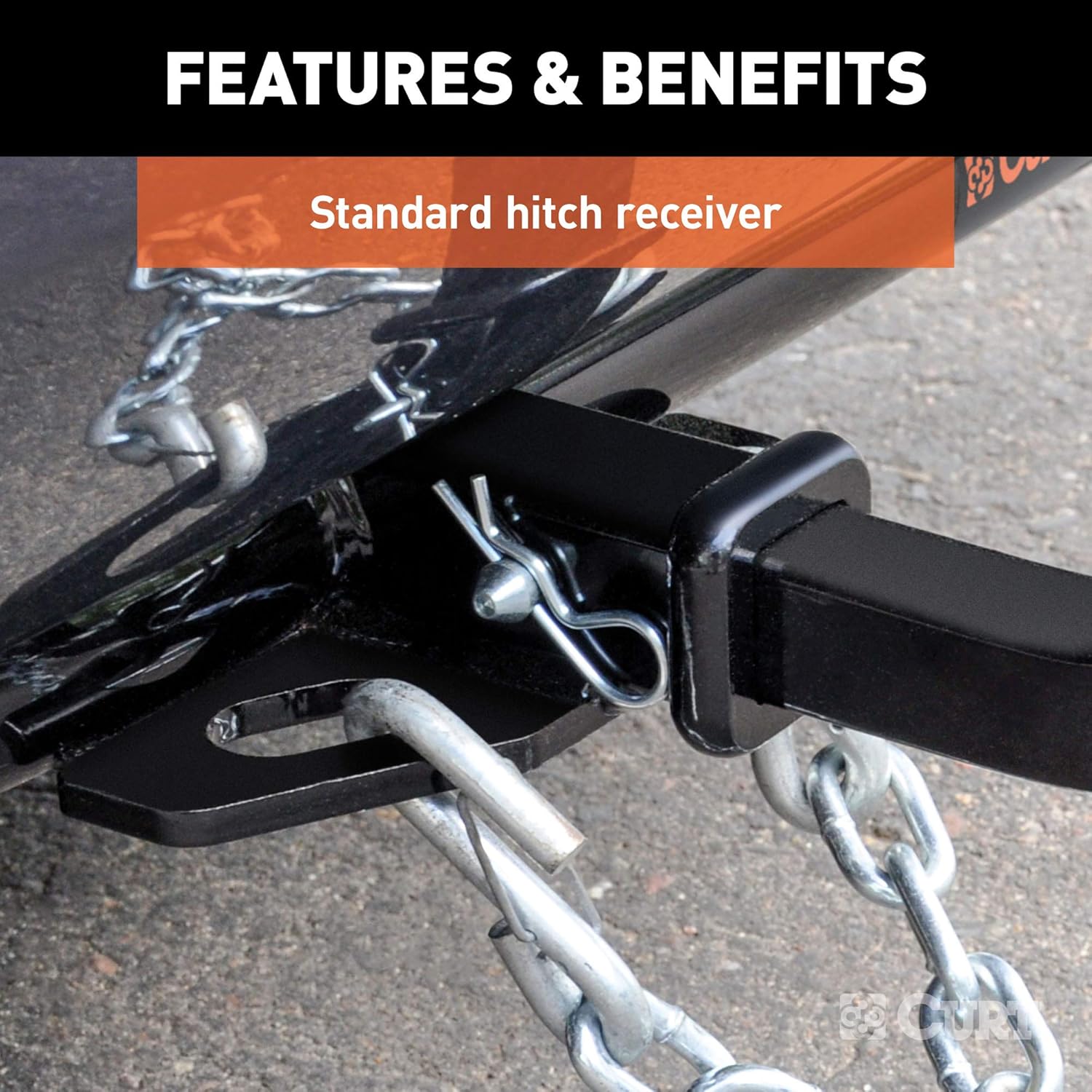 Class 1 Trailer Hitch, 1-1/4-Inch Receiver D39542