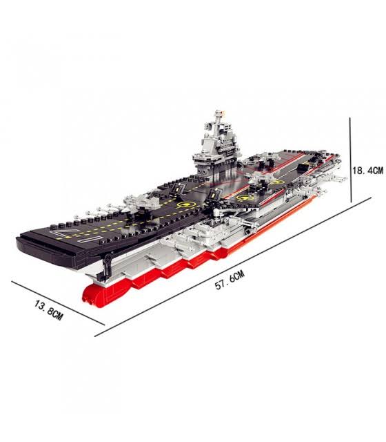 Aircraft Carrier Building Bricks Toy Set S840649
