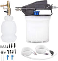 Vacuum Brake Bleeder Kit Pneumatic Tool Kit 2L Brake Fluid Extractor and 1L Refilling Bottle and Accessories Pack of 2 P7238
