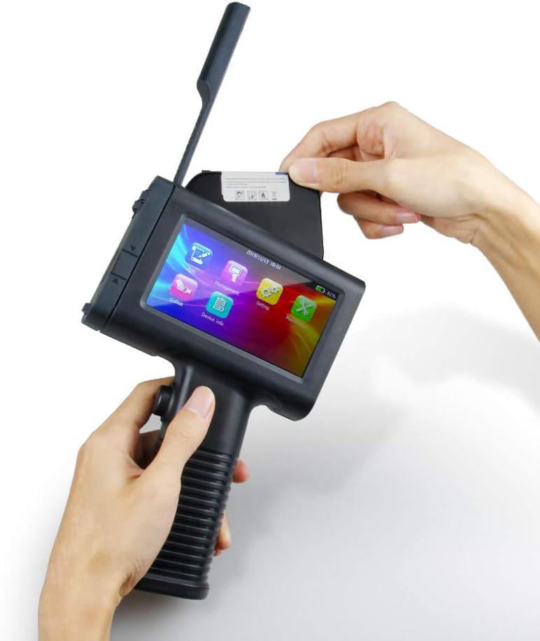 Portable Handheld Printer Labeler with 4.3 Inch HD LED Touch Screen M955982