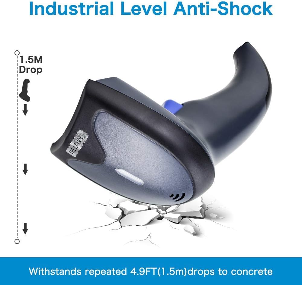 2D Wireless Bluetooth Barcode Scanner, Pack of 2 Y677506