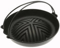 Black Cast Iron Grill Pan W418