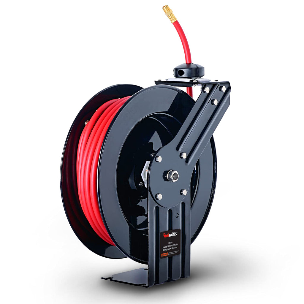 3/8" x 50' Heavy Duty Industrial Air Hose Reel S60239
