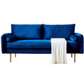 Blue Velvet Sofa V912