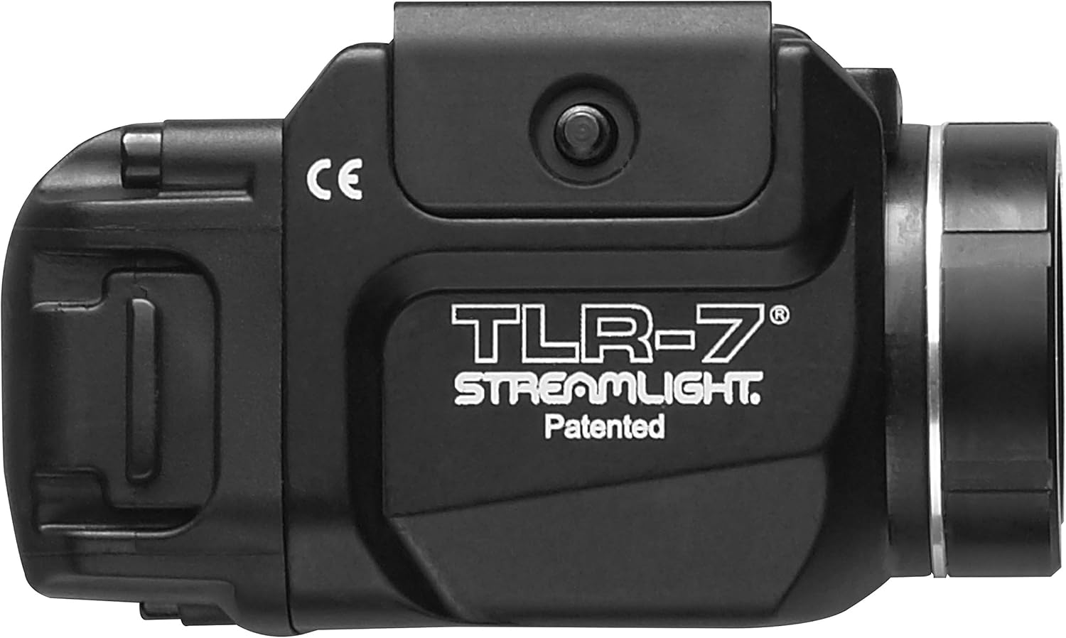 Black Rail Mounted Tactical Weapon Light with Side Switch T5972