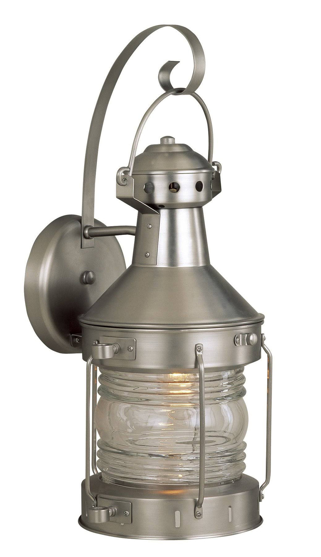 Brushed Nickel Outdoor Wall Light H547