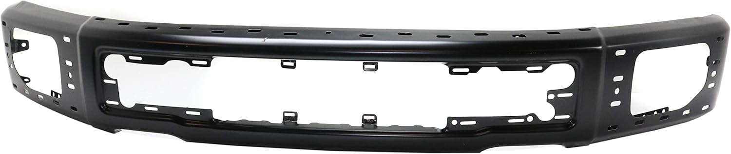 Front Bumper Face Bar Primed with Side Bumper Covers and Fog Light Holes I457605
