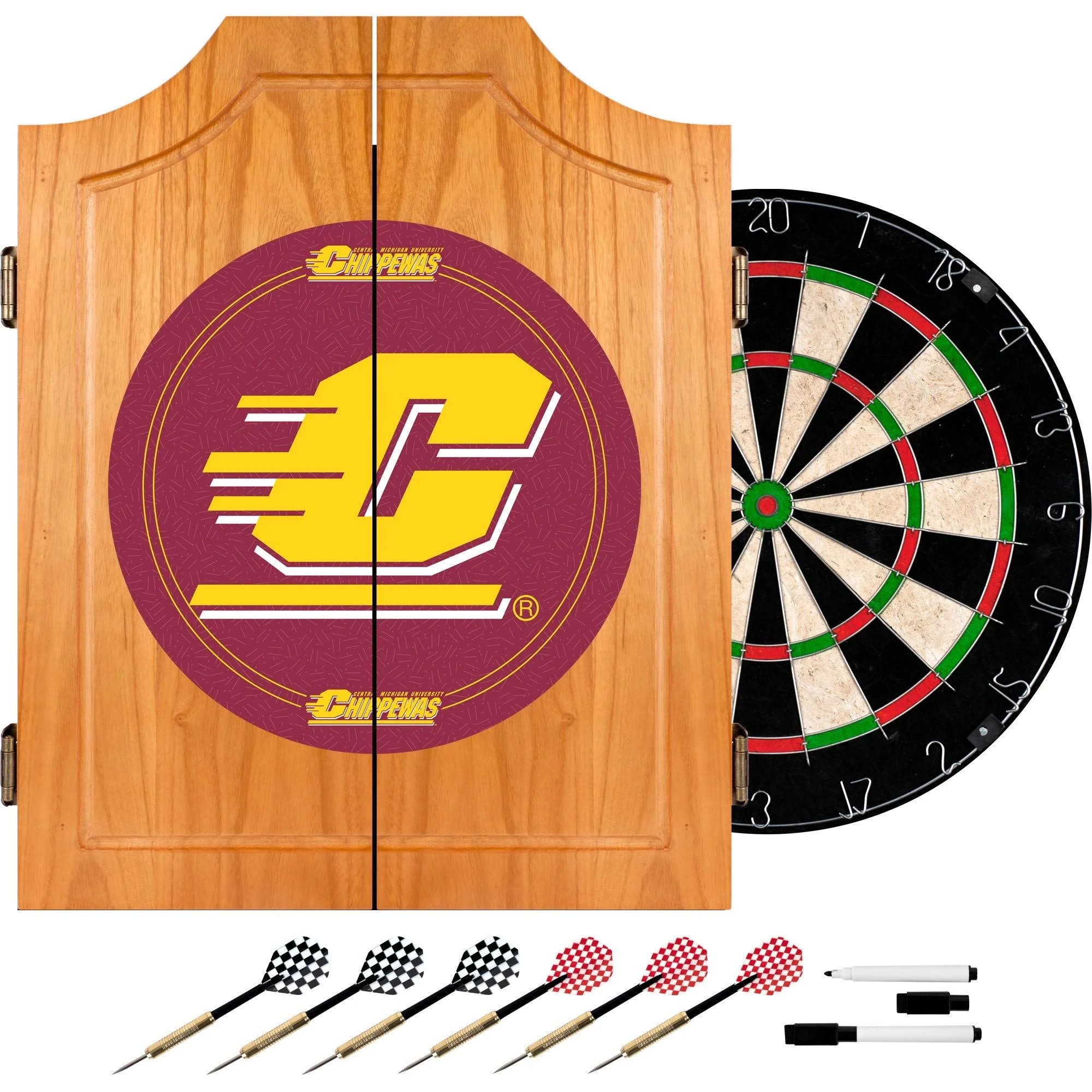Wood Dart Cabinet Set N824