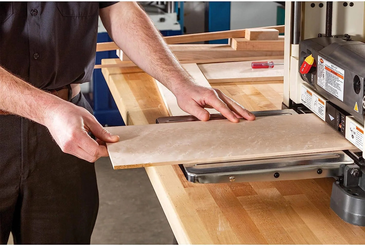 13in. Corded Heavy Duty Portable Planer with Spiral-Style Cutterhead P776