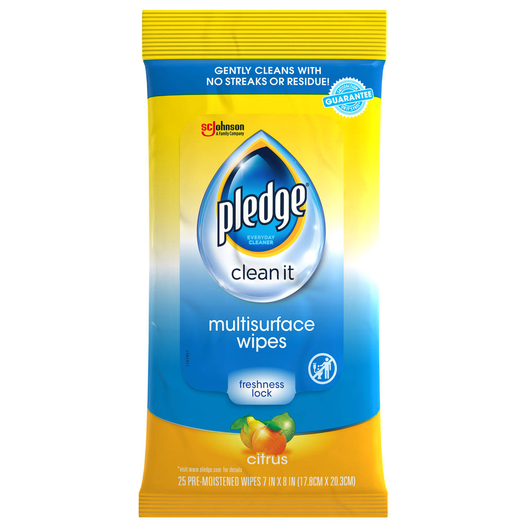 Multi-Surface Cleaner Wet Wipes, 25/Pack, 12/Carton W36351