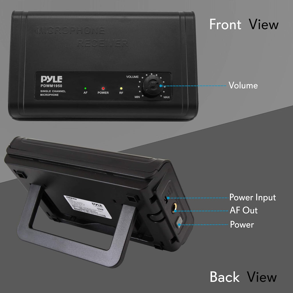 Compact UHF Wireless Microphone System with 1 Handheld Mic B752
