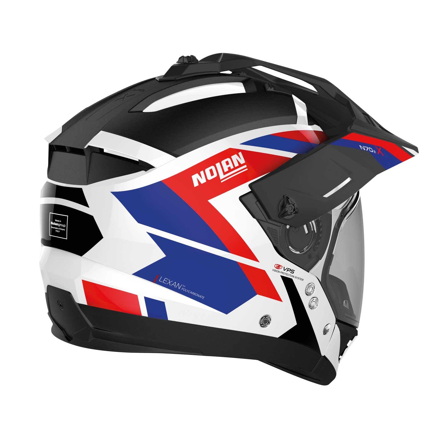 White Blue Red Helmet Size XXXL O846