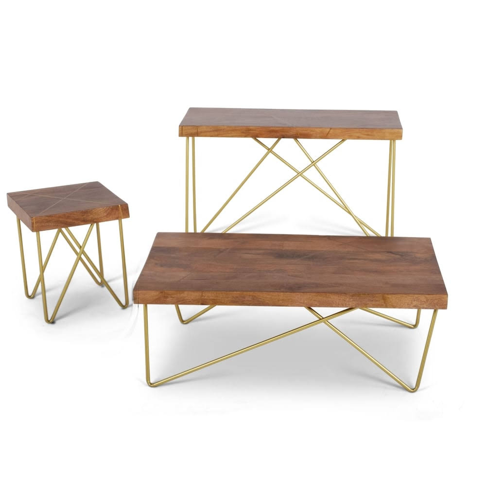 Brown Wood Sofa Table B5363