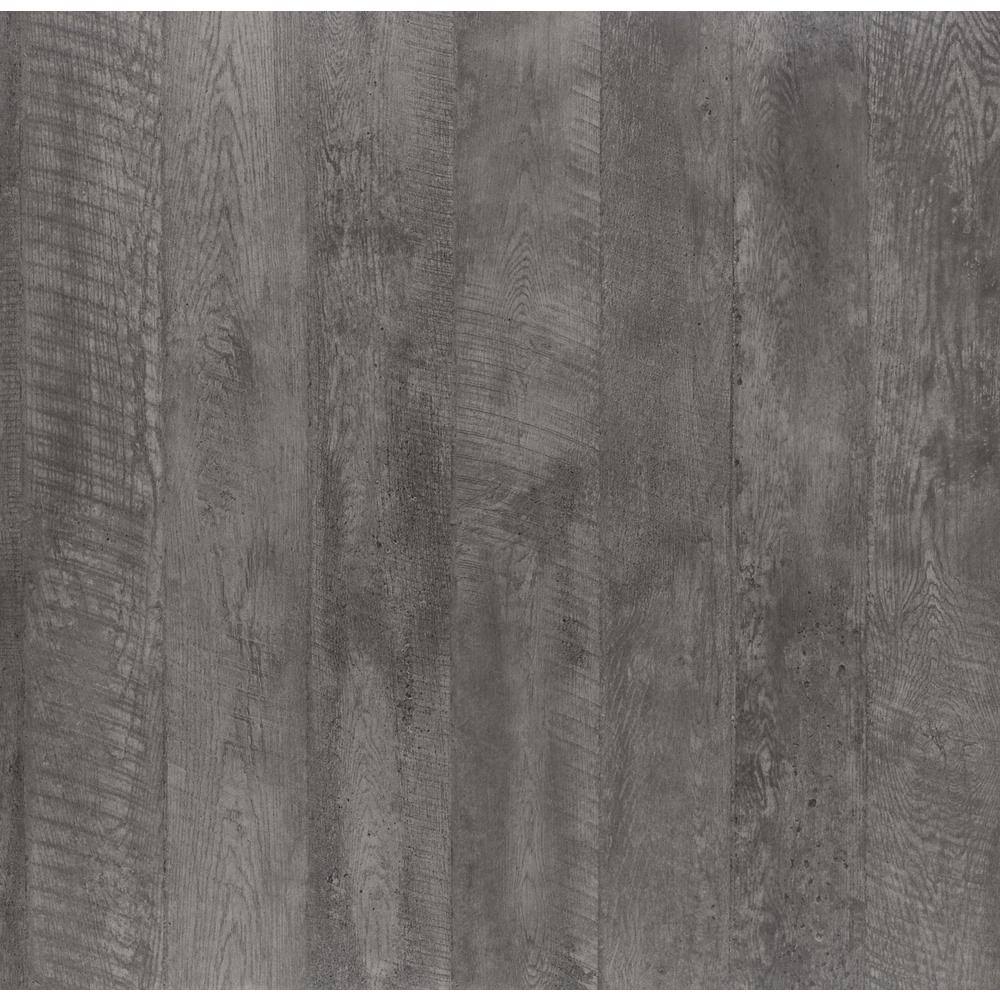 Charred Formwood Natural Grain Laminate Sheet in Gray Z2585