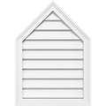 Peaked Top Surface Mount PVC Gable Vent C7667