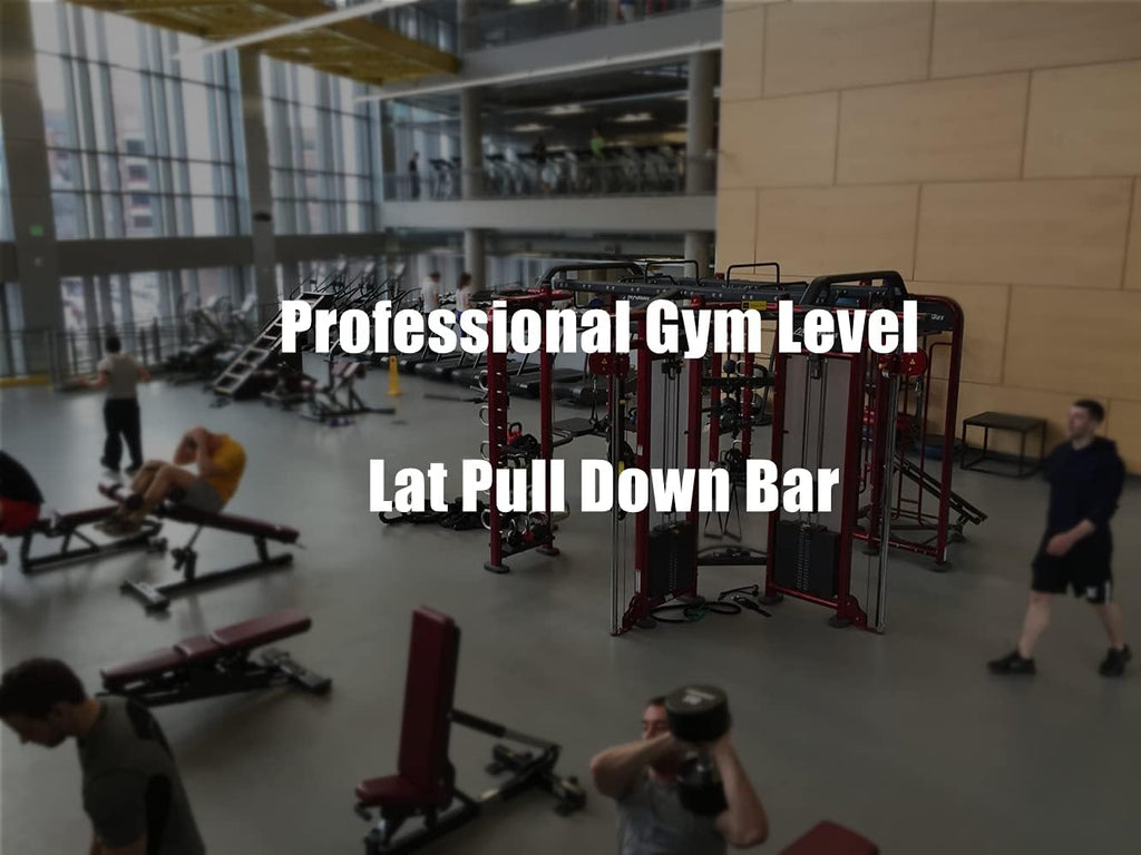 Silver LAT Pull Down Bar Cable Machine Attachment K21404