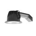 4 inch Round 20W Dimmable 4000K White Cone Silver Ring W159505