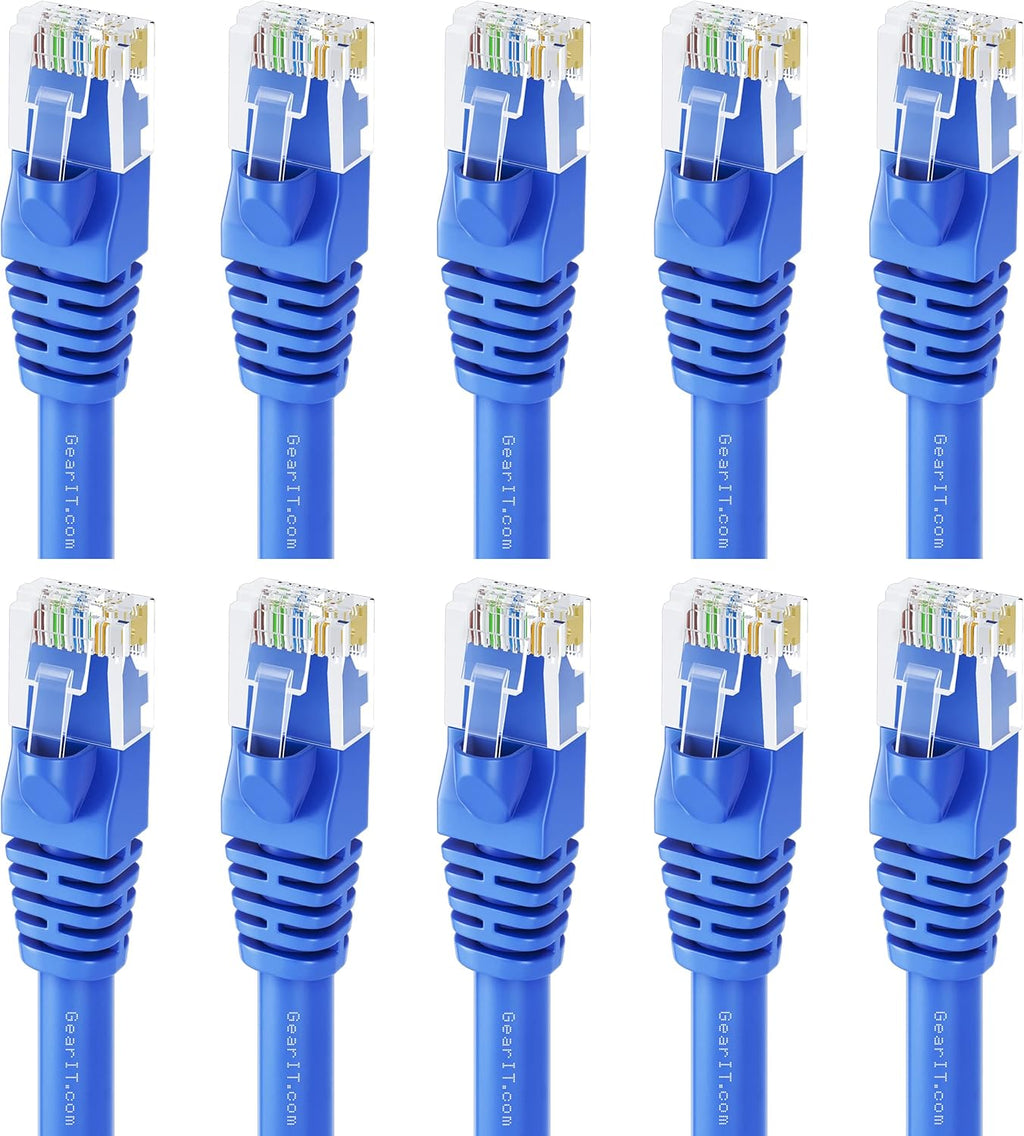 Cat 6 Ethernet Cable 6 ft (20-Pack) Blue A863