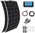 600W 2X 300W PET Flexible Mono Solar Panel with 40A Controller Q9395