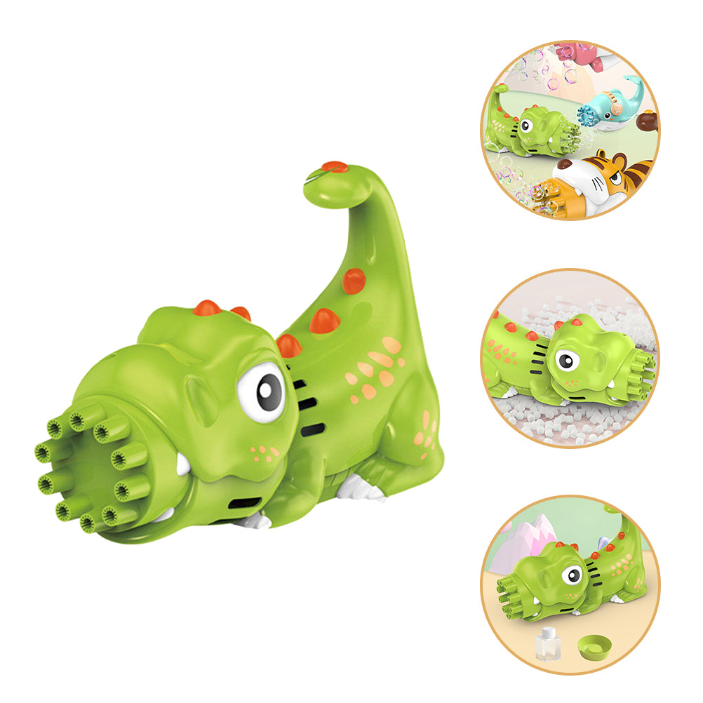 Dinosaur Gatling Bubble Gun 10-Hole Bubble Maker Toy Z68290