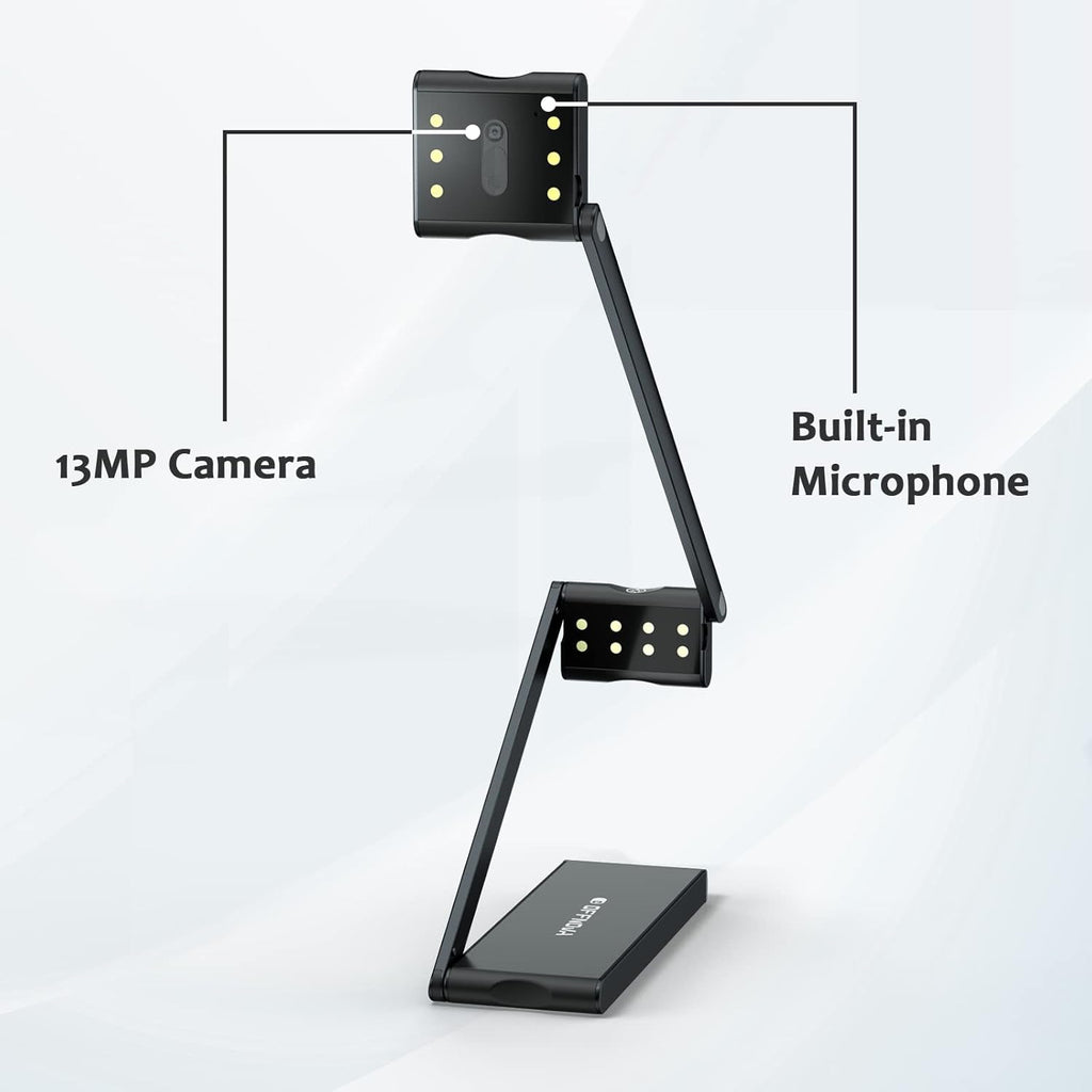 USB Document Camera and Webcam, 13MP A295