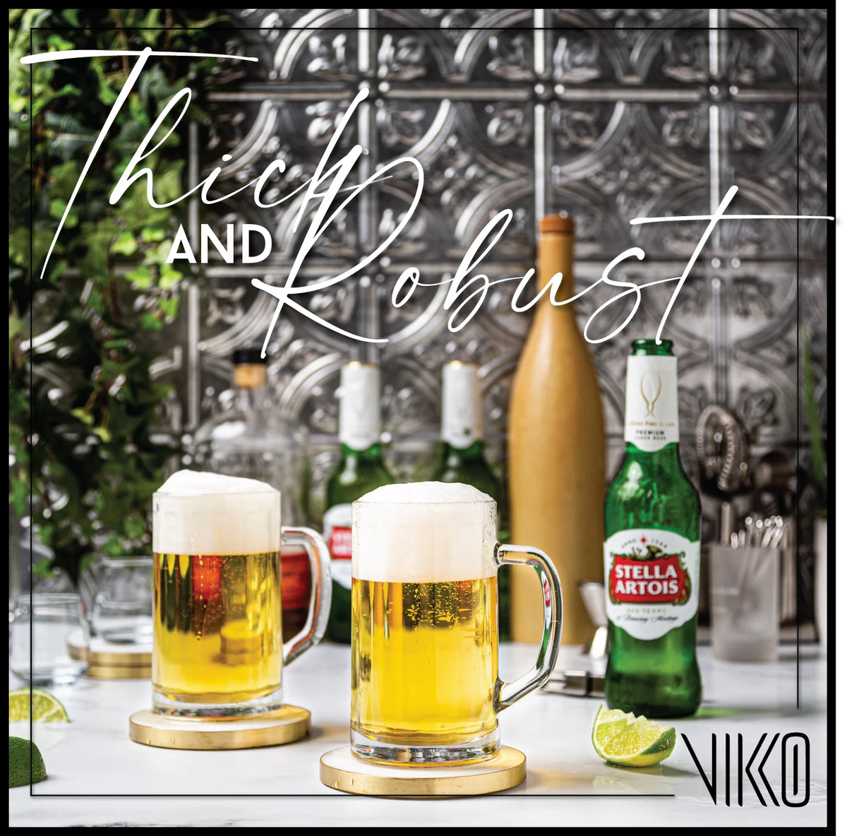 13.5 Ounce Clear Beer Mugs with Handle, Set of 6 Z571