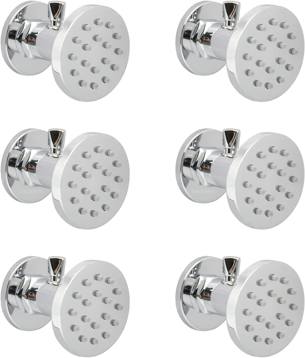6 Pcs Oil Rubbed Bronze Solid Brass Shower Body Spray Nozzle T5236