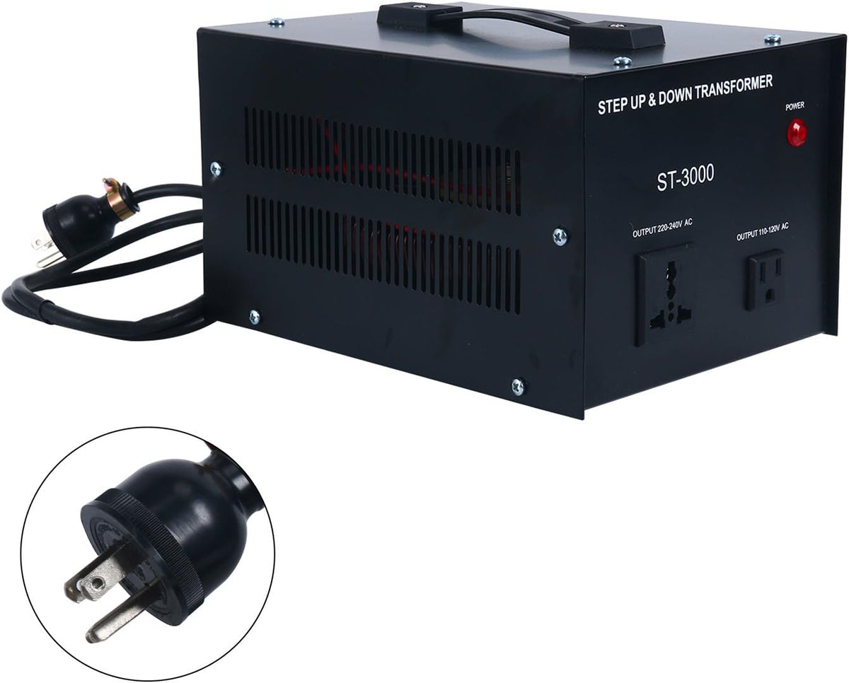 Step Up/Down Transformer 220V to 110V Voltage Power Converter 3000 Watt Pack of 2 G65464