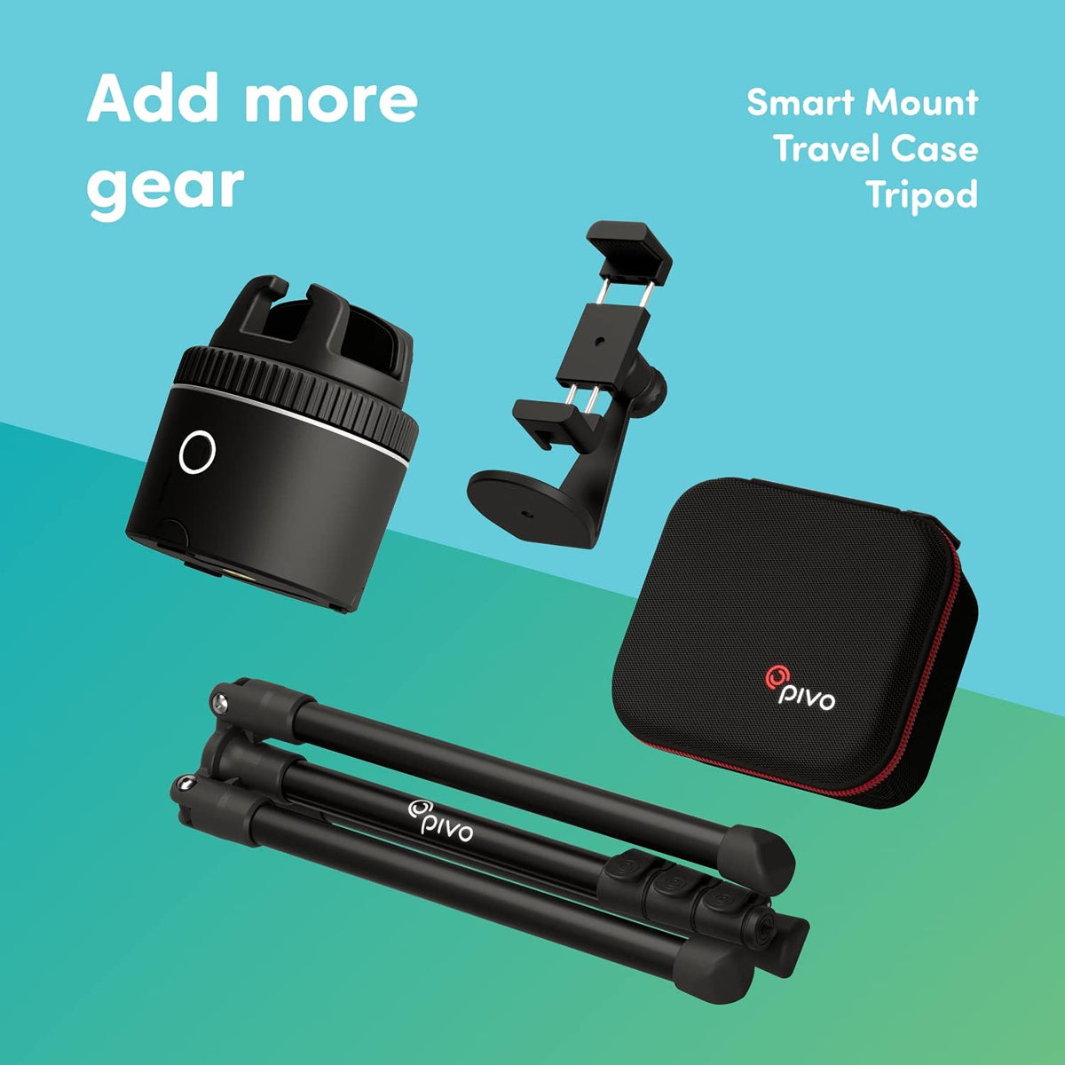 Fast Auto Tracking Phone Holder with Remote - 360 Rotation Camera Stand T497825