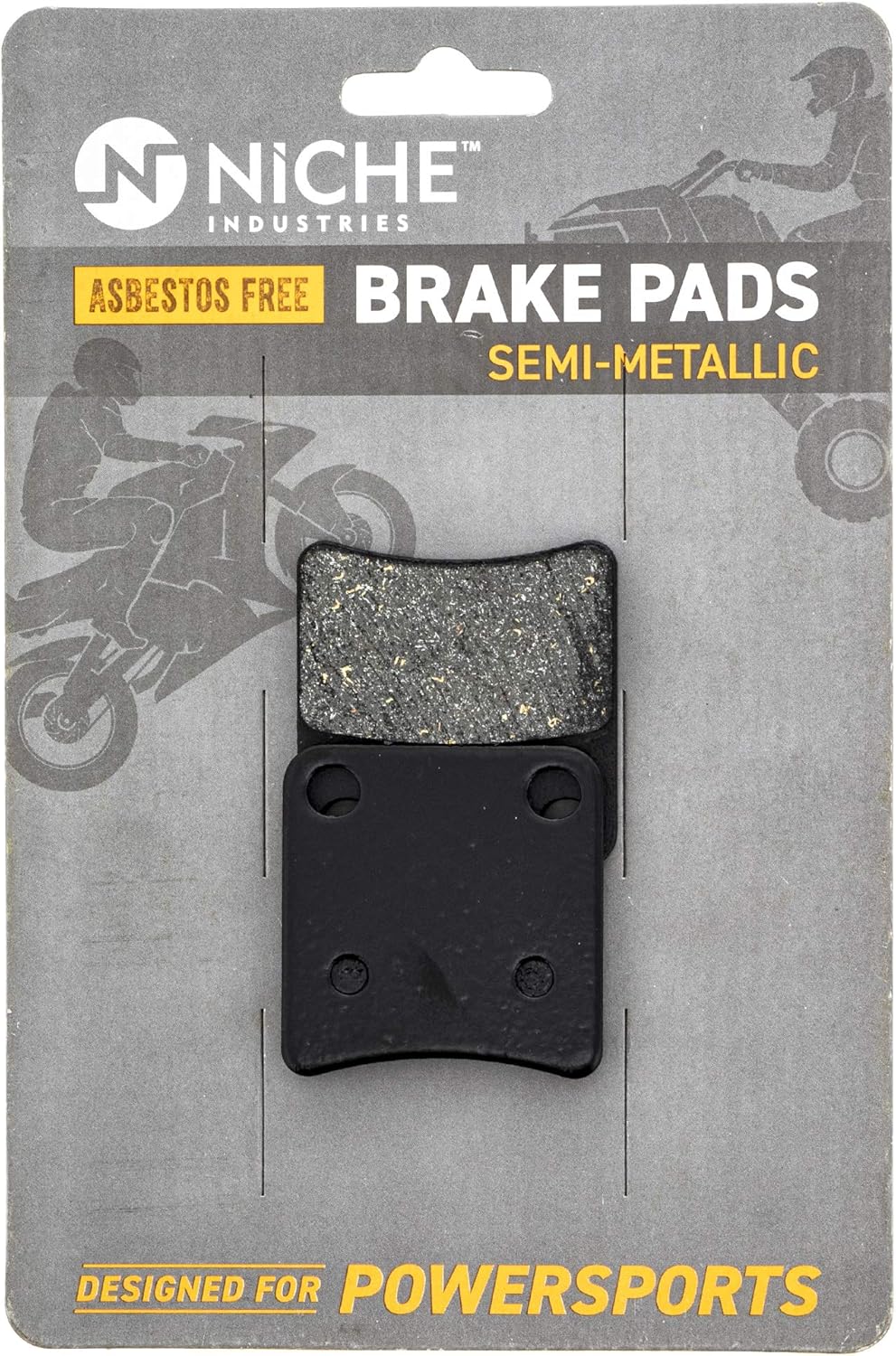 Brake and Parking Pad Set, Semi-Metallic, Pack of 2 O44786