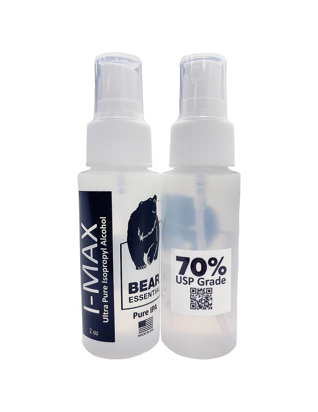 40 Spray Bottles 2 OZ Each 70% Isopropyl Alcohol P19673