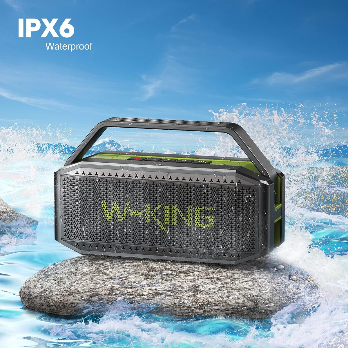 60W Waterproof Portable Bluetooth Speaker with Built-in Handle I5548