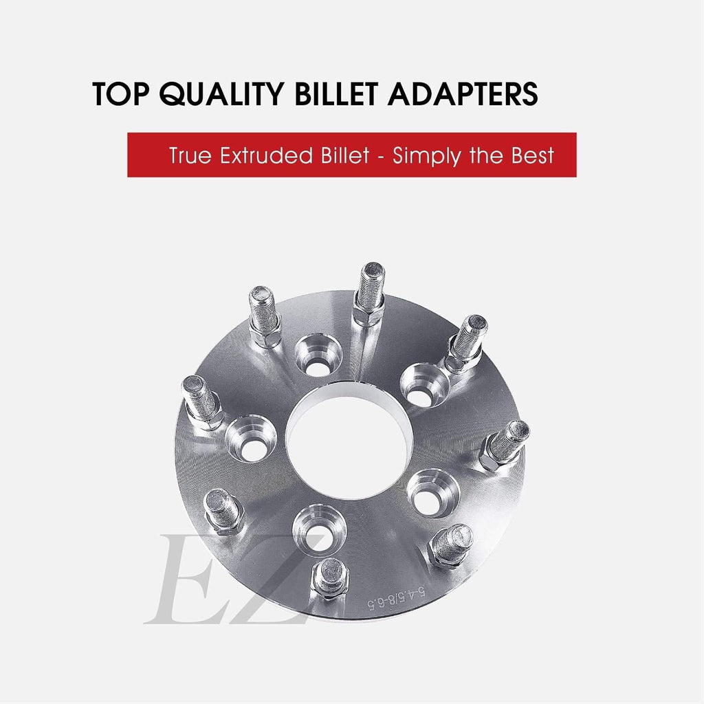 2 Wheel Adapters 5x4.5 to 8x6.5 Thickness 1 Inch W47703