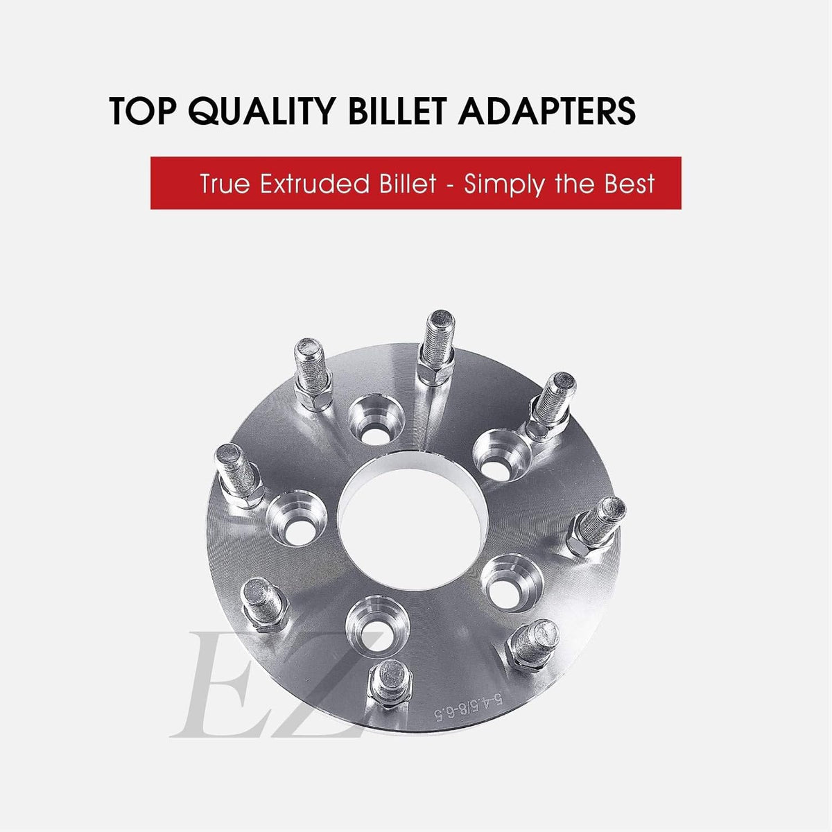 2 Wheel Adapters 5x4.5 to 8x6.5 Thickness 1 Inch W47703