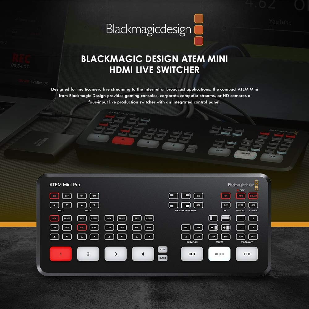 HDMI Live Switcher Basic Bundle with Cables and Cleaning Kit L71408