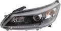 Honda Accord Headlight 2013 2014 2015 Driver Side Halogen Bulbs Included Sedan P9981