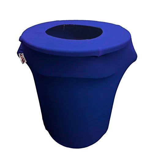 Lilac Stretch Spandex Trash Can Cover, 32 gal. Round G4328