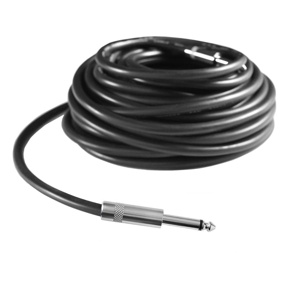 4Pcs 25 Feet 1/4 to 1/4 Speaker Cables, 12 Gauge 2-Conductor Heavy Duty Audio Cord U183