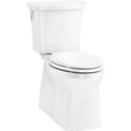 White WaterSense Elongated Comfort Height 2-Piece Toilet V56789