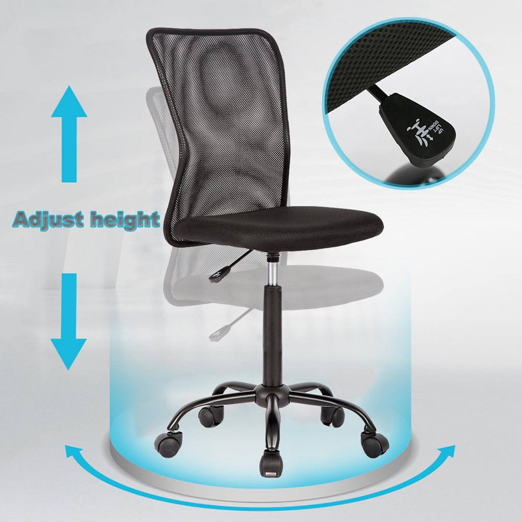 Black Ergonomic Mesh Chair V612