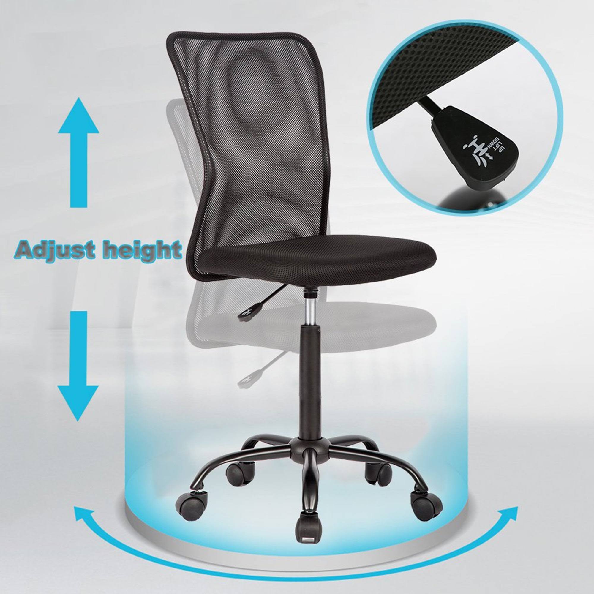 Black Ergonomic Mesh Chair V612