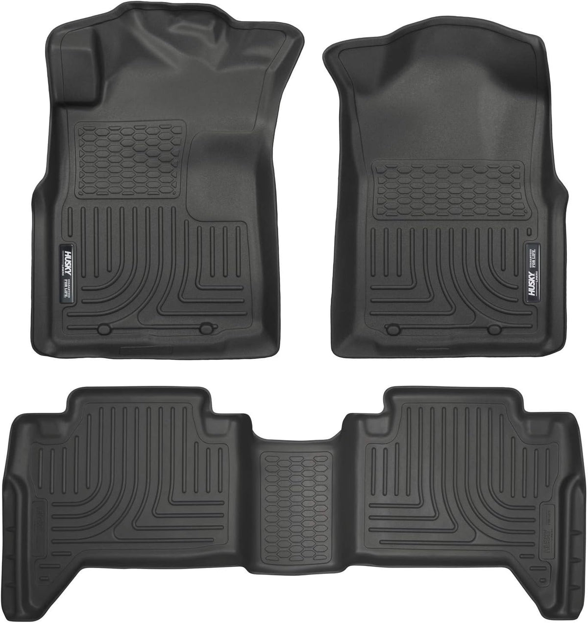 Black Front & 2nd Seat Floor Liners 3 Pcs B81137