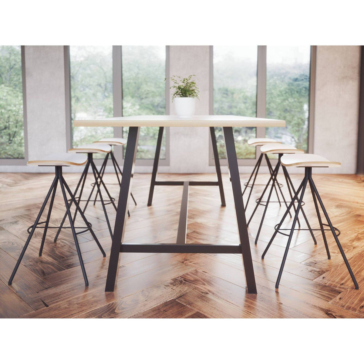 Espresso Laminate Barstool F61122