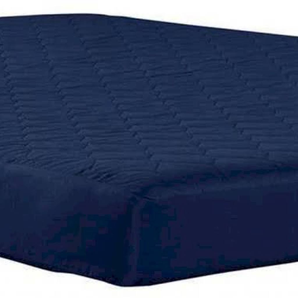 Navy Full Quilted Top Bunk Bed Mattress B2324