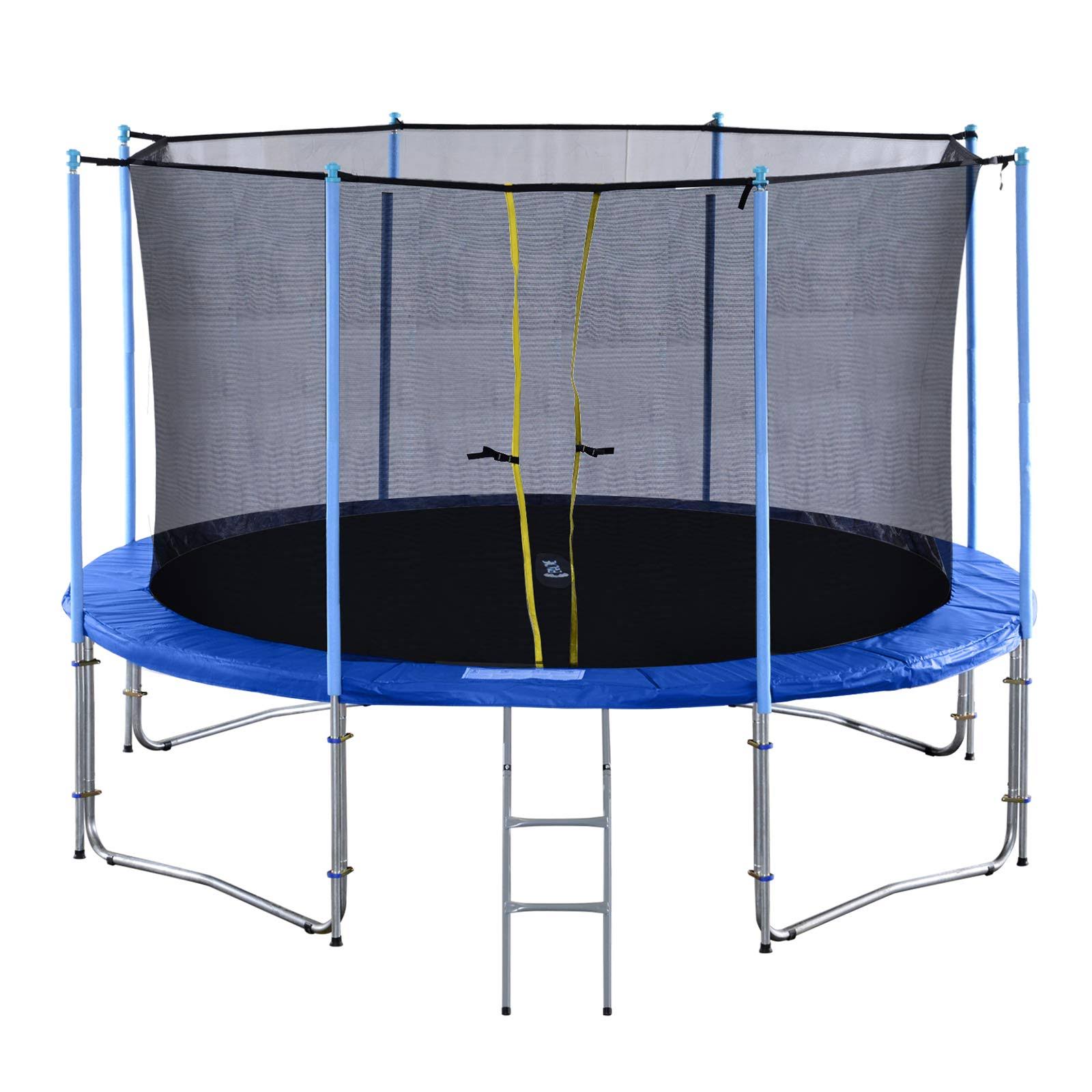 16 ft Trampoline with Safety Pad Enclosure Net and Ladder I421890