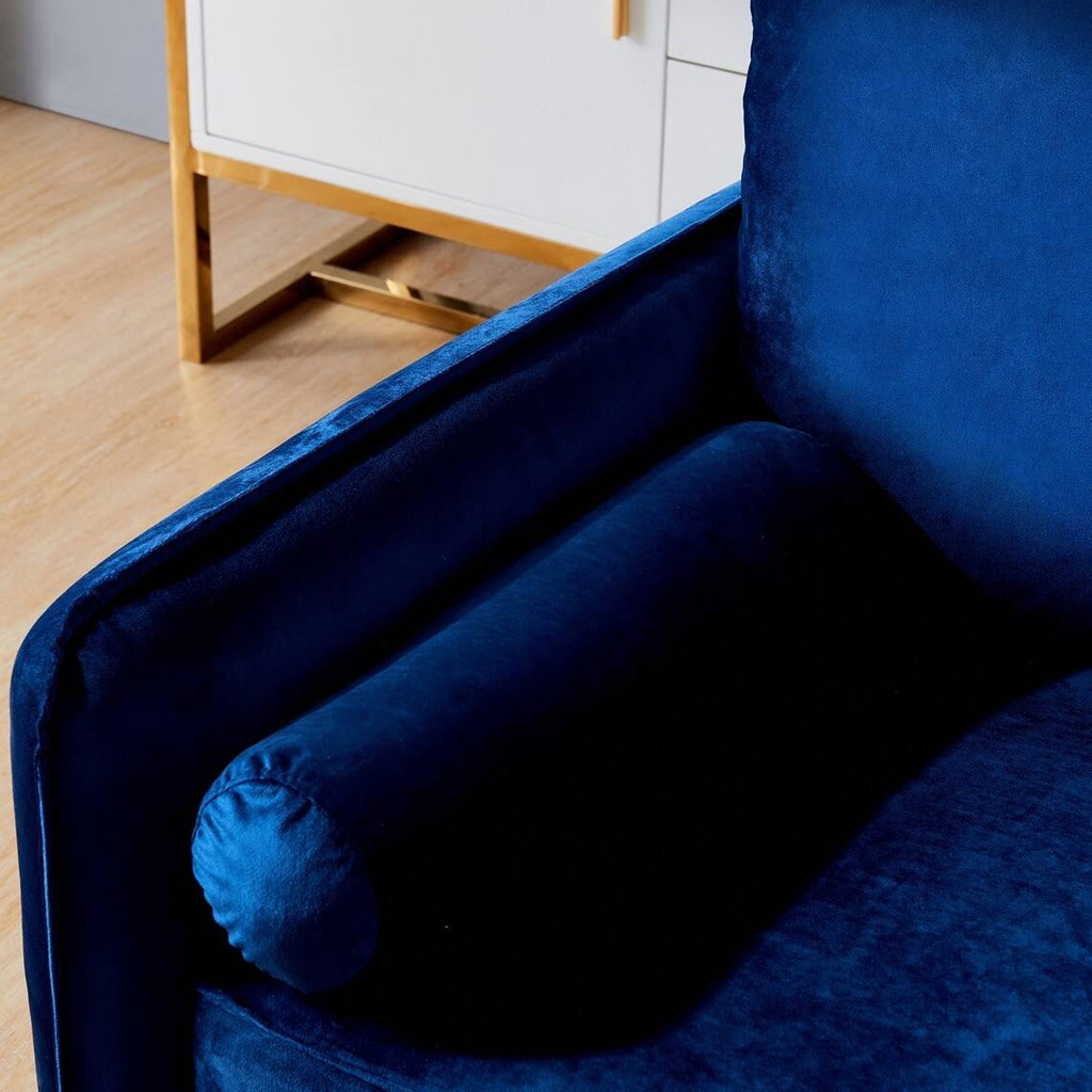 Blue Velvet Sofa V912